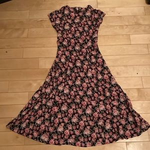 Vintage floral 90’s dress